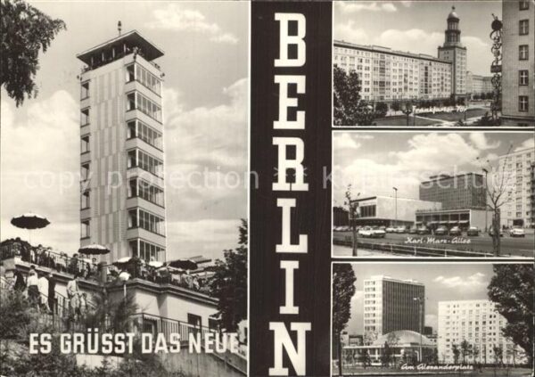 Berlin Müggelturm Frankfurter Tor Karl Marx Al
