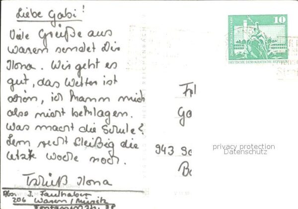 Waren Mueritz Teilansichten Kirche Mecklenburgische S – Bild 2
