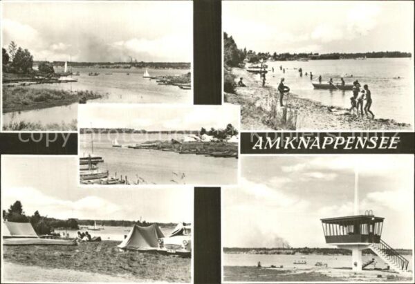 Knappensee Oberlausitz Badestrand Campingplatz
