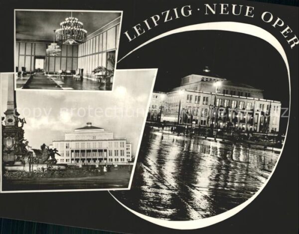Leipzig Neue Oper Nachtaufnahme Kronleuchter De