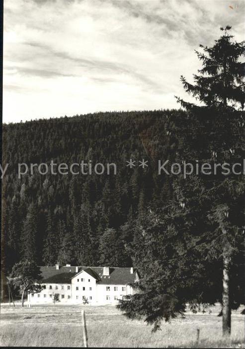 Schoenfeld Erzgebirge Ferienheim Gaststätte des Reichsbahnamt
