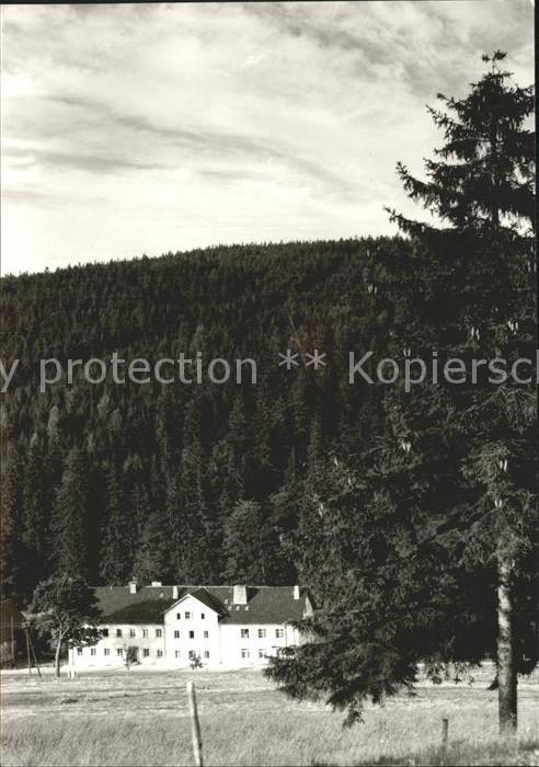 Schoenfeld Erzgebirge Ferienheim Gaststätte des Reichsbahnamt
