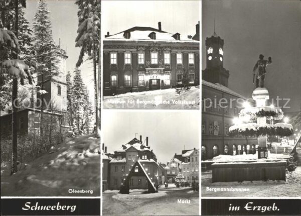 Schneeberg Erzgebirge Gleesberg Turm Museum Bergmännische Vol