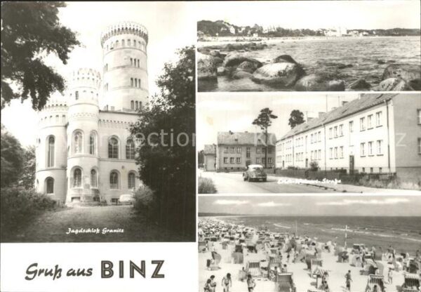 Binz Ruegen Jagdschloss Granitz Küste Erich Weinert