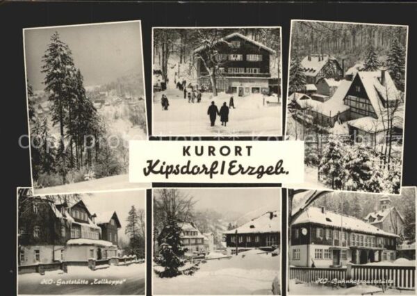Kipsdorf Panorama Erzgebirge HO Gaststätte