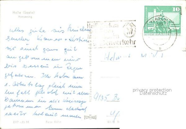 Halle Saale Hansering Statue Kirche – Bild 2