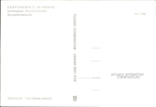 Dorfchemnitz Zwoenitz Dorfmuseum Knochenstampfe Strumpfwirker – Bild 2