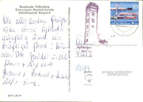 Neukirch Lausitz Bergbaude Valtenberg Aussichtsturm Mitt – Bild 2