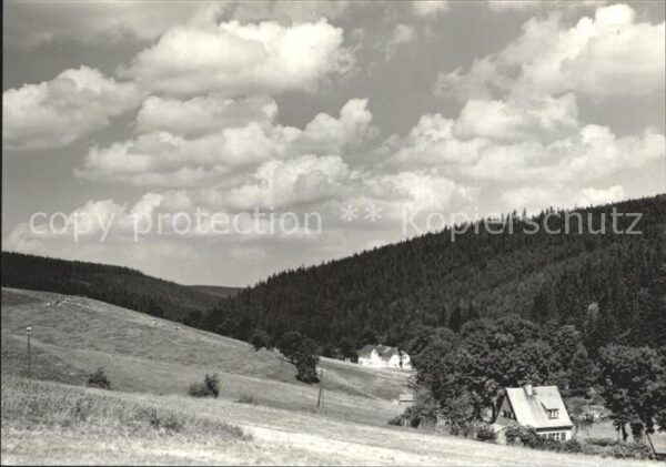 Schoenfeld Erzgebirge Ferienheim Gaststätte des Reichsbahnamt