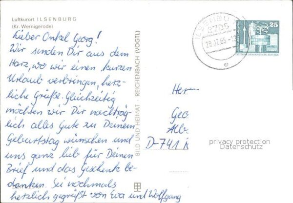 Ilsenburg Harz Teilansichten Luftkurort Bachlauf Kreuz – Bild 2
