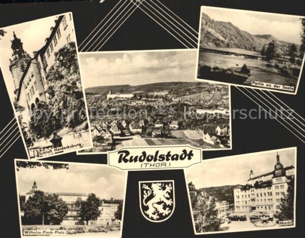 Rudolstadt Schloss Heidecksburg Panorama Saale Wil