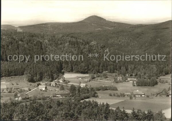 Jonsdorf Panorama Blick vom Jonsberg Zittauer Ge