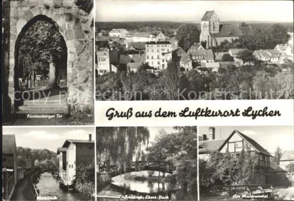 Lychen Fürstenberger Tor Kirche Mühlbach Fried