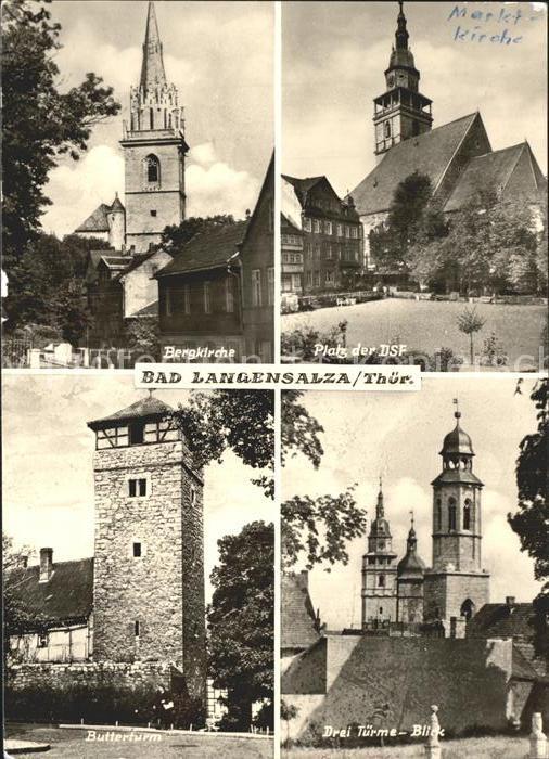 Bad Langensalza Bergkirche Platz der DSF Butterturm Dre