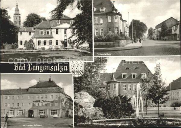 Bad Langensalza Klubhaus Kirche Schwefelbad Springbrunn