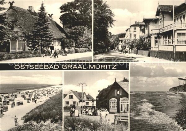 Graal-Mueritz Ostseebad Ortspartien Strand Küste Milchbar Seest