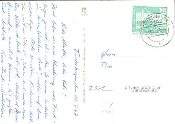 Finsterbergen Erholungsheim Wilhelm Pieck Teilansicht – Bild 2