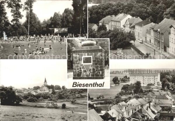 Biesenthal-Bernau Teilansichten Kirche Badestrand Denkmal