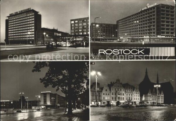 Rostock Lange Strasse Ostsee Druck Rostock Inte