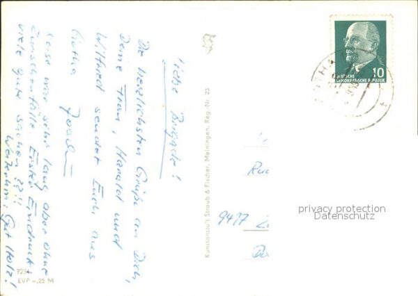 Gotha Thueringen Schloss Rathaus Hochhaus Karl Marx Stra – Bild 2