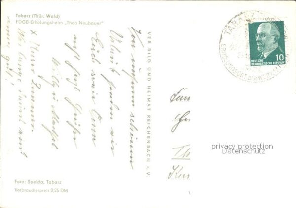 Tabarz FDGB Erholungsheim Theo Neubauer – Bild 2