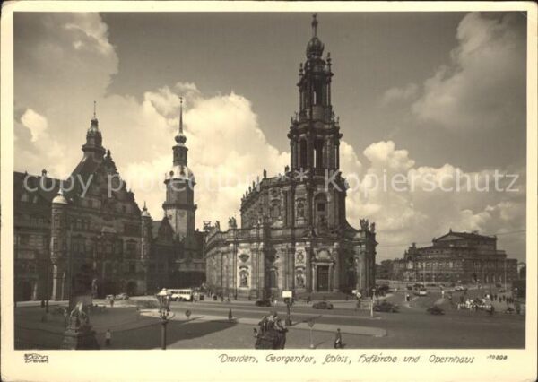 Dresden Schloss Hofkirche Opernhaus