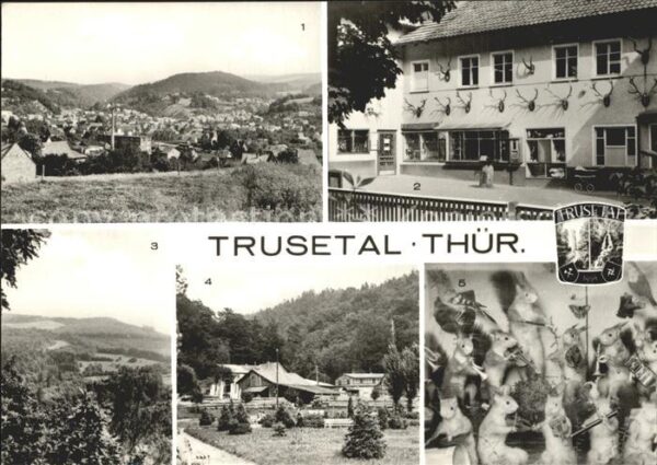 Trusetal Übersicht HO Gaststätte Wasserfall Teuf