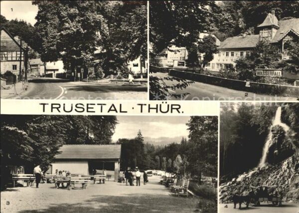 Trusetal Poppenheimplatz HO Gaststätte Wasserfal