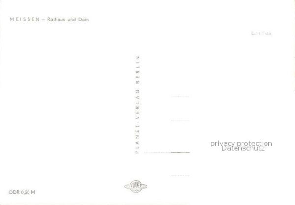 Meissen Elbe Sachsen Rathaus Dom – Bild 2