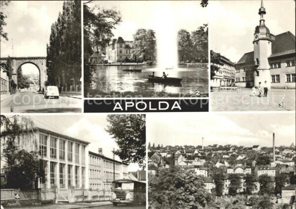 Apolda Viadukt Lohteich Rathaus Ingenierschule