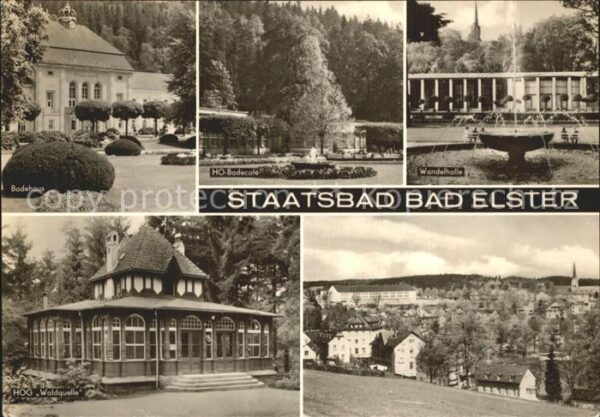 Bad Elster Badehaus HO Badecafe Wandelhalle Spring