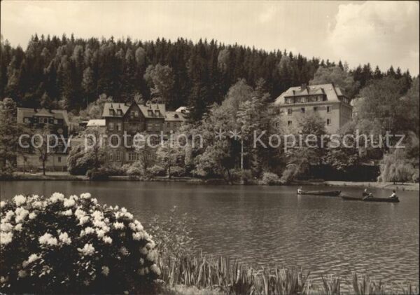 Bad Elster Gondelteich und Hotel Goldener Anker