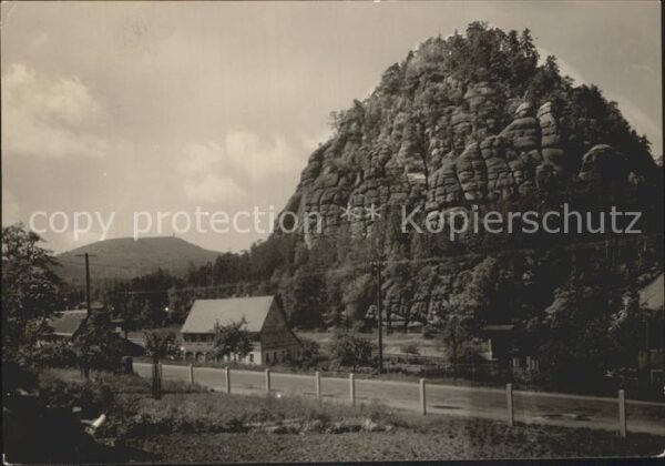 Oybin Berg Oybin mit Hochwald Zittauer Gebirg