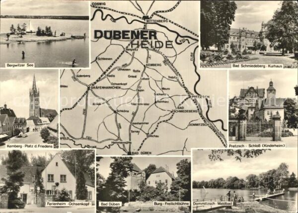 Duebener Heide Bergwitzer See Kemberg Platz Kirche Fer