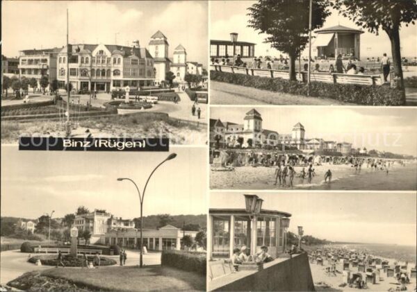 Binz Ruegen Kurhotel Konzertpavillon Strand Promena