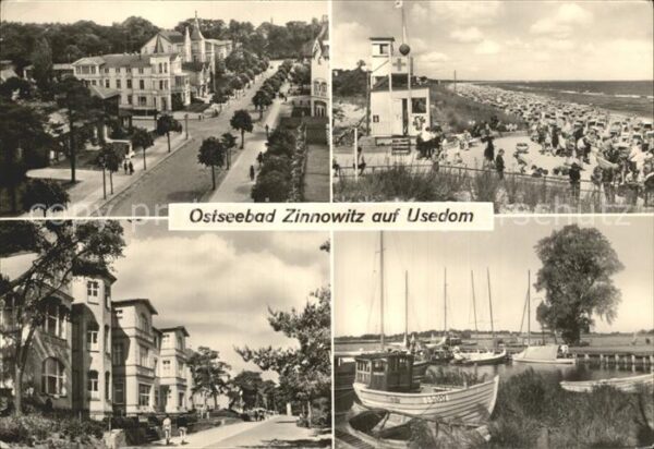 Zinnowitz Ostseebad Karl Marx Strasse Strand Promenade Acht