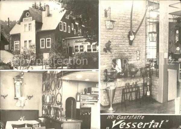 Vesser Suhl HO Gaststätte Vessertal Restaurant