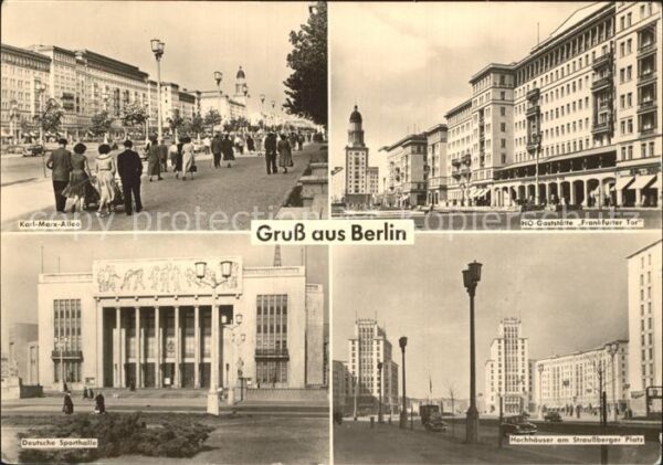 Berlin Karl Marx Allee HO Gaststätte Frankfurt