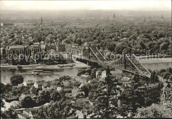 Dresden Panorama Blick von den Loschwitzhöhen B