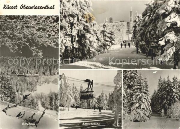 Oberwiesenthal Erzgebirge Bergheim Fichtelberg Schwebebahn Winter