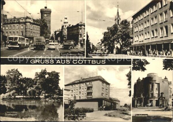 Cottbus Ernst Thälmann Platz Spremberger Strass