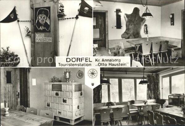 Doerfel Schlettau Erzgebirge Touristenstation Otto Haustein Gaststät