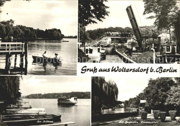Woltersdorf Erkner Flakensee Schleuse Kalksee Ausflugsboot