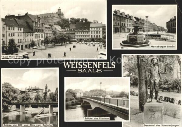 Weissenfels Saale Karl Marx Platz Merseburger Strasse Den