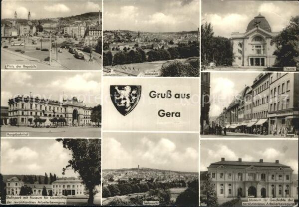 Gera Platz der Republik Theater Sorge Museum