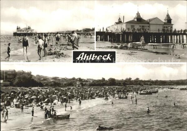 Ahlbeck Ostseebad Strand Seebrücke
