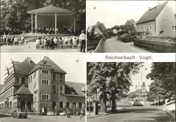 Reichenbach Vogtland Musikpavillon Stadtpark Göltzschtalblic