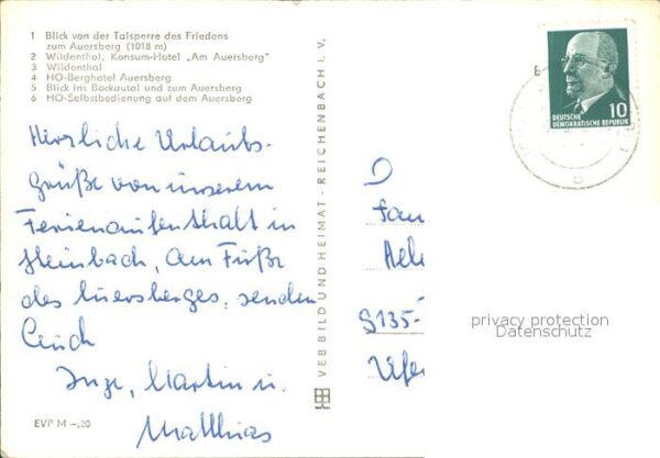 Auersberg Wildenthal Talsperre des Friedens Berghotel Bockau – Bild 2