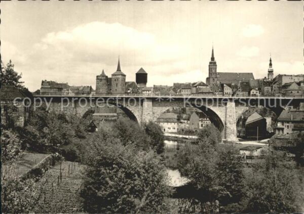 Bautzen Friedensbrücke mit Altstadt