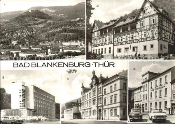 Bad Blankenburg Übersicht FDGB Erholungsheime